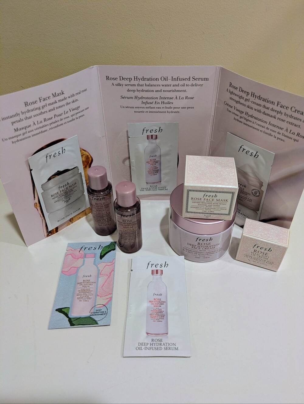 Fresh Skincare LOT! FULL SIZE Rose Deep Hydration Face Cream - Picture 3 of 7